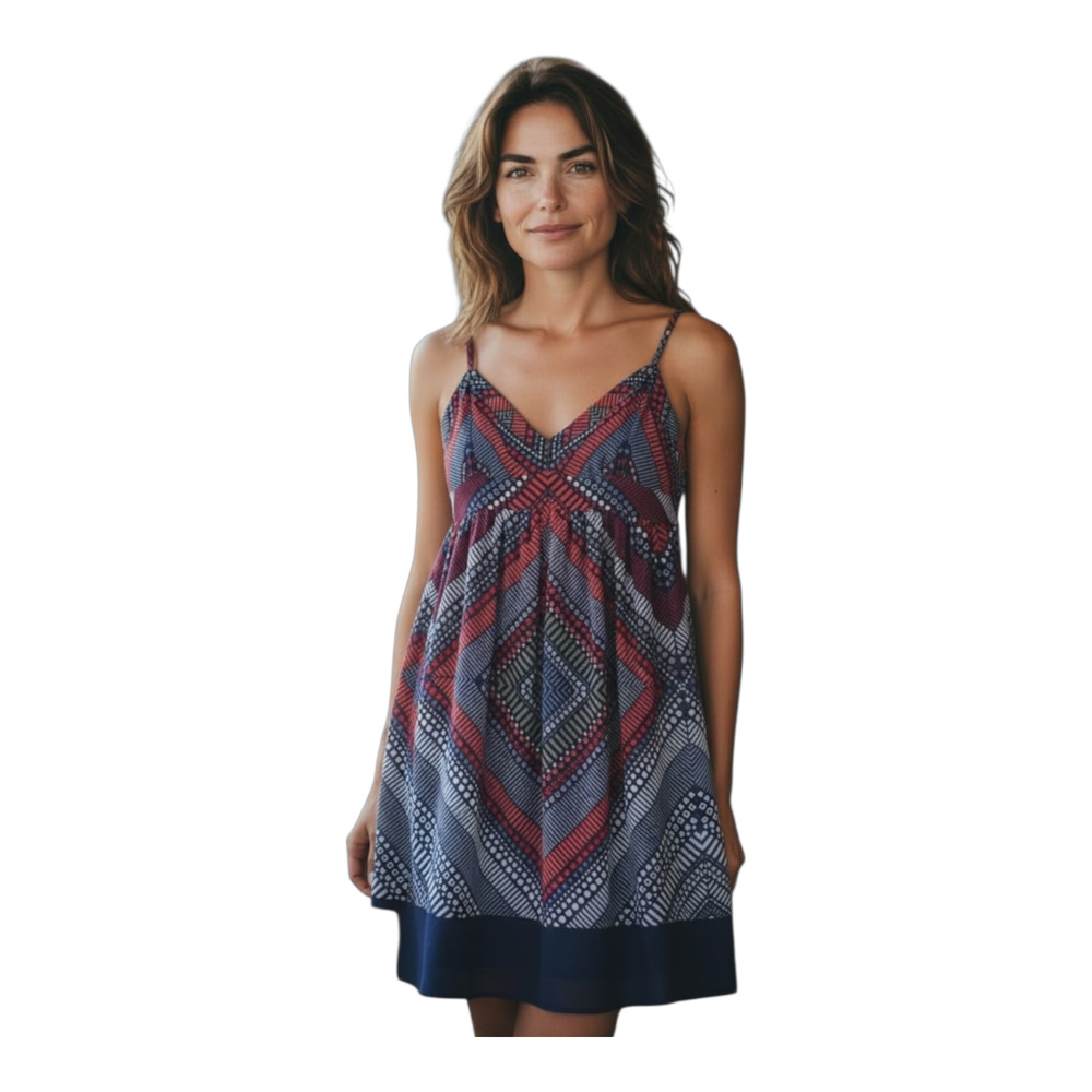 AMERICAN EAGLE Women's 2 Small Dress V-Neck Spaghetti Strap Lined Empire Waist